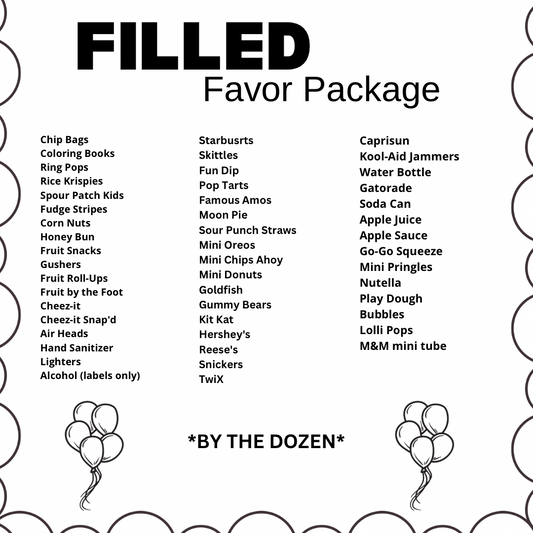 Filled Favors